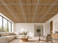 Dalle acoustique plafond suspendu bois – T15/T24