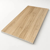 Dalle acoustique de plafond en bois, finition chêne naturel, vue du produit