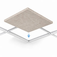 Dalle acoustique plafond en feutre PET – 60 × 60 cm