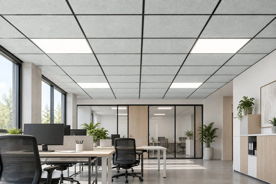 Panneaux de plafond — Gris clair