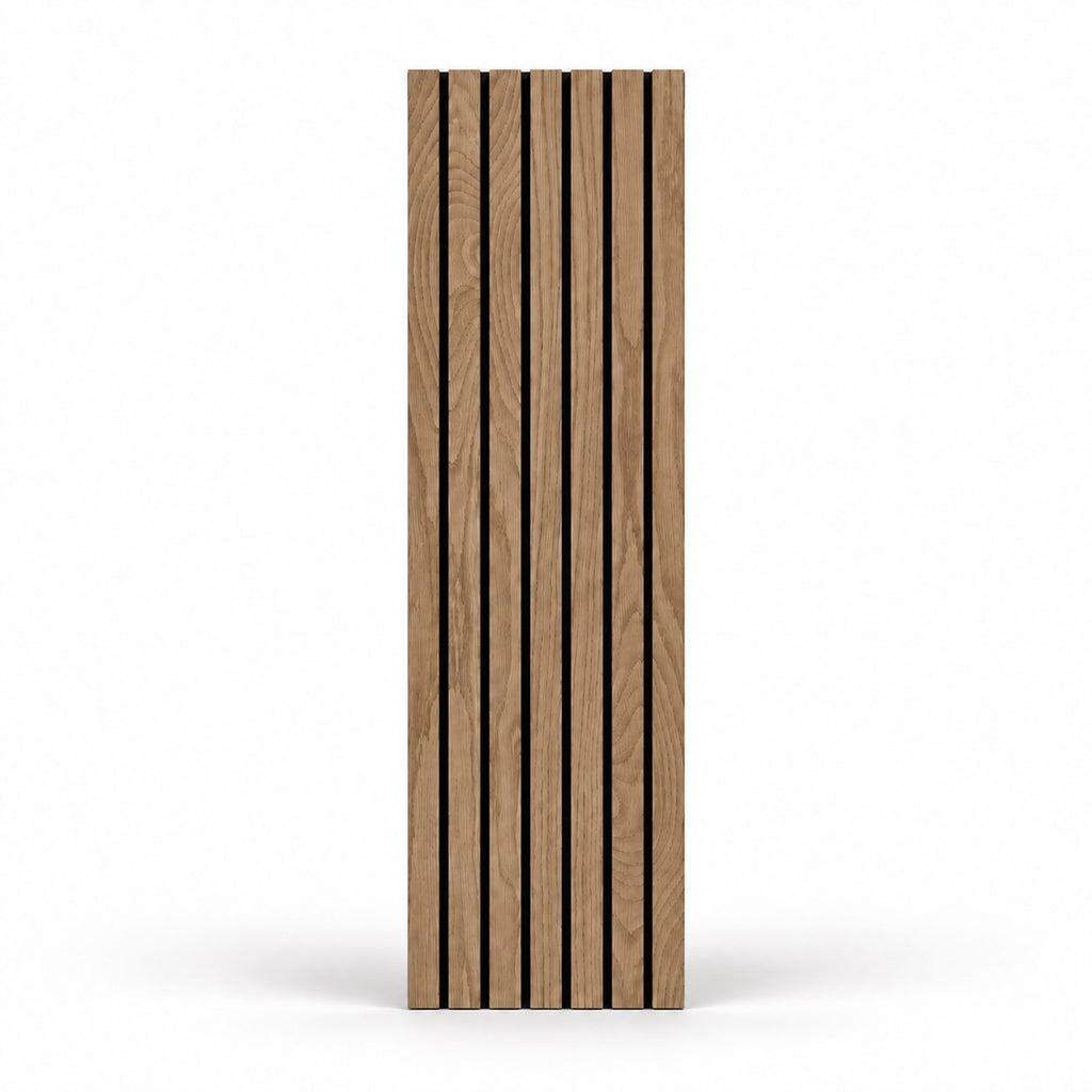 Panneau acoustique mural compact en chêne bronze – vue produit isolée