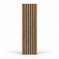 Panneau acoustique mural compact en chêne bronze – vue produit isolée