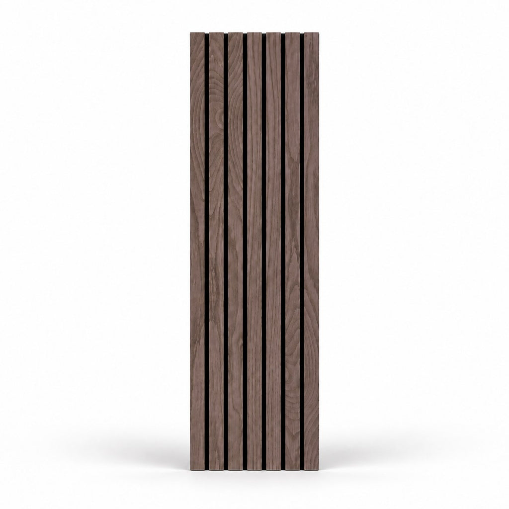 Panneau acoustique mural compact en chêne fumé – vue produit isolée