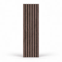Panneau acoustique mural compact en chêne fumé – vue produit isolée
