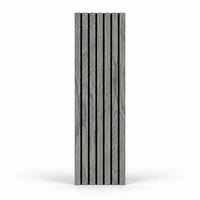 Panneau acoustique mural compact en chêne gris foncé – vue produit isolée