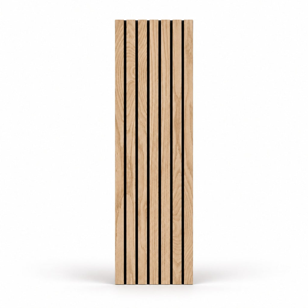 Panneau acoustique mural compact en chêne naturel – vue produit isolée