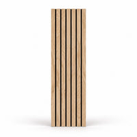 Panneau acoustique mural compact en chêne naturel – vue produit isolée