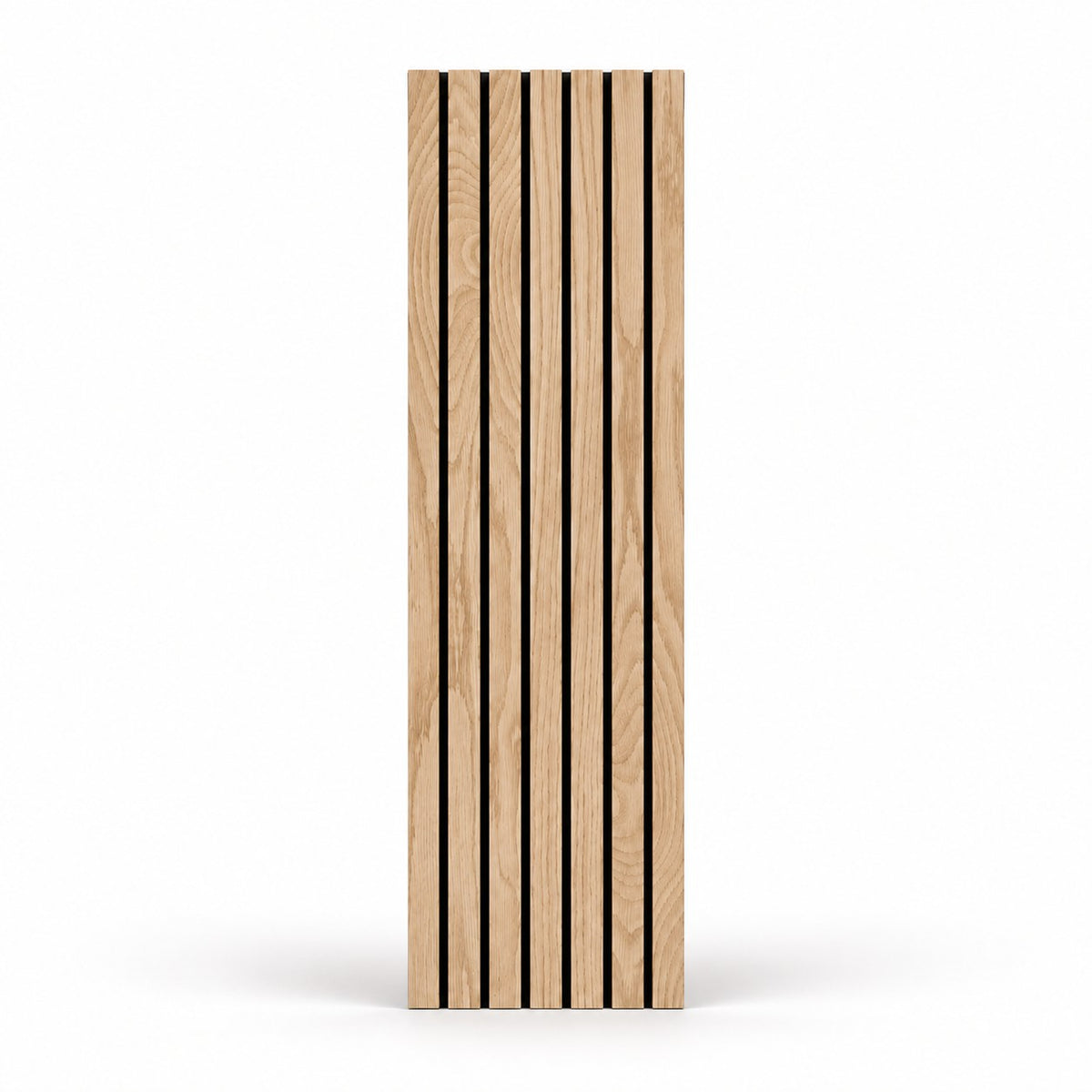 Panneau acoustique mural compact en chêne naturel – vue produit isolée