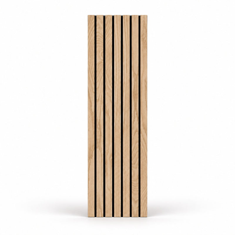 Panneau acoustique mural compact en chêne naturel – vue produit isolée