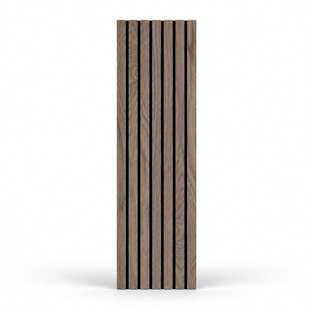 Panneau acoustique mural compact en noyer – vue produit isolée