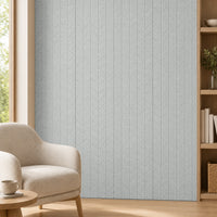 Panneau mural en feutre PET – Chevrons — Gris clair — vue 1