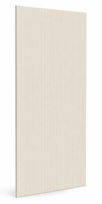 Texture et matière du panneau mural en feutre pet – lignes verticales couleur Écru