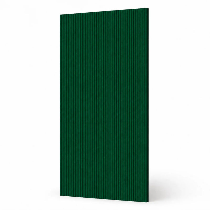Texture et matière du panneau mural en feutre pet – micro-rainures couleur Vert forêt