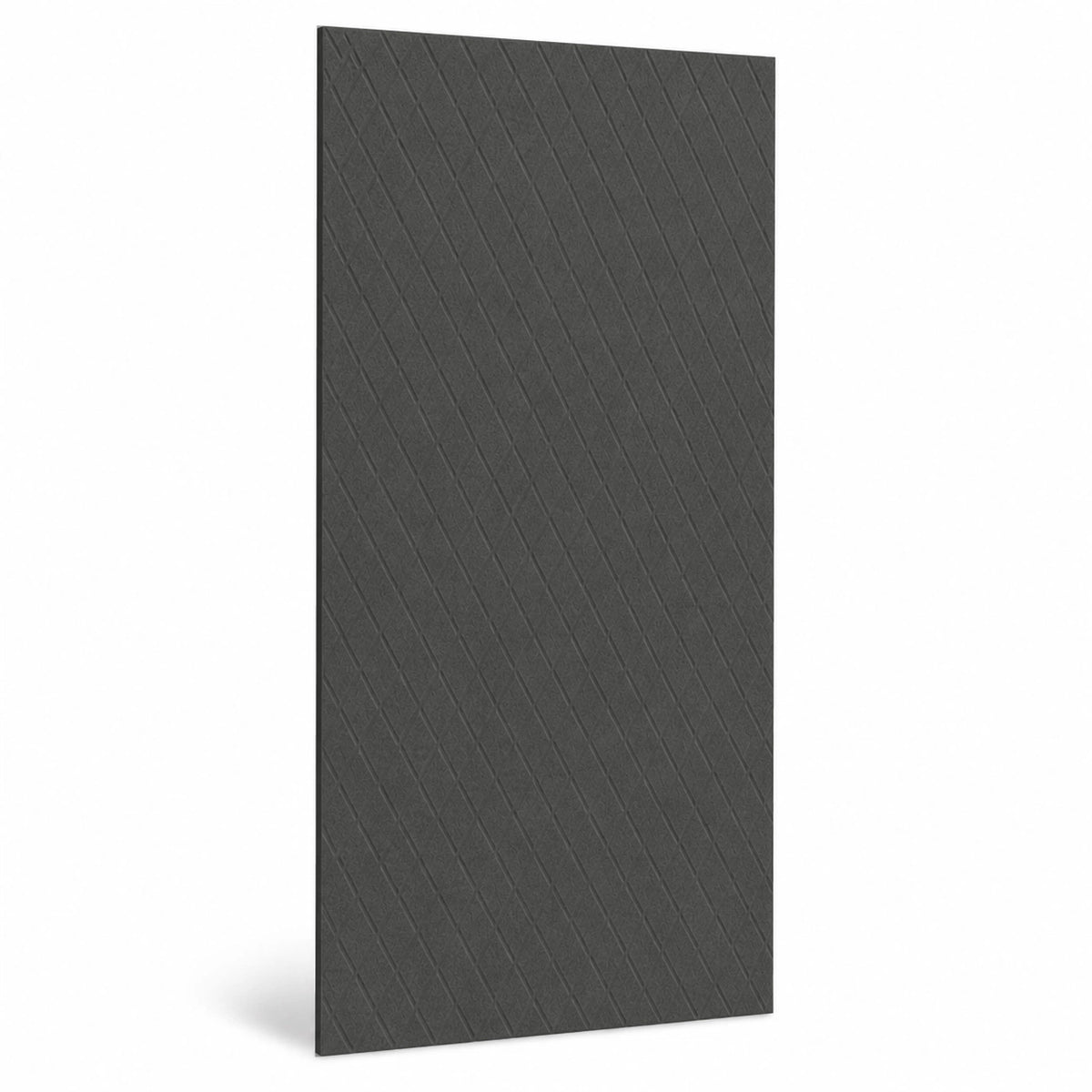 Panneau mural en feutre PET – Petits losanges — Graphite — vue 2