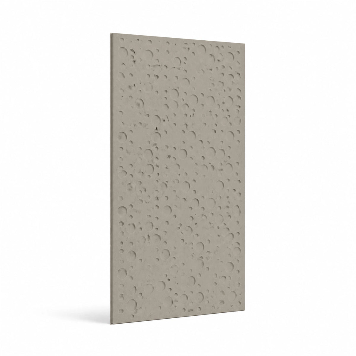 Panneau mural en feutre PET – Motif pois — Écru — vue 2