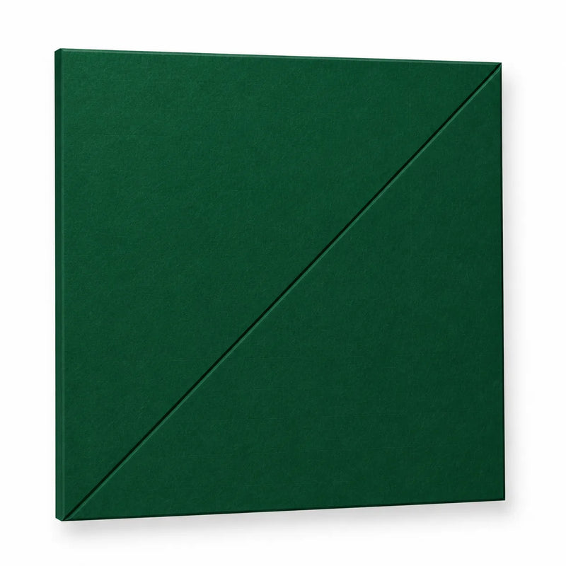 Texture et matière du panneau mural en feutre pet – motif tilt couleur Vert forêt