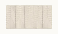 Panneau mural feutre pet v-line en composition murale design
