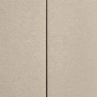 Gros plan sur la texture du panneau mural en tissu beige